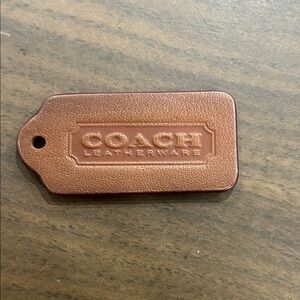 Coach Leatherware Hangtag